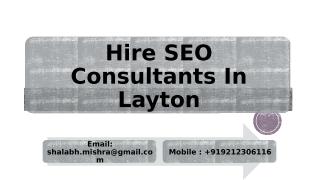 Hire SEO Consultants in Layton.pptx
