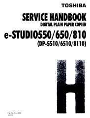 Toshiba e-Studio 550 650 810 Manual.PDF