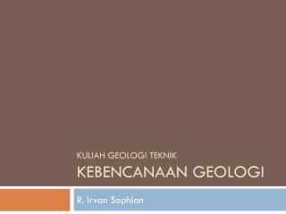 8 - Geologi Teknik Kebencanaan.pdf