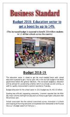 Budget 2018  Education sector to get a boost by up to 14.pdf