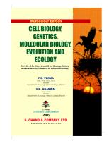 cell biology, genetics, molecular biology, evolution and ecology verma, agarwal 2005.pdf